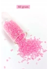 Kesme Cam Boncuk 2mm - 60 Gram - Pembe - BNC371