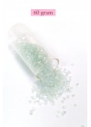 Kesme Cam Boncuk 2mm - 60 Gram - Şeffaf Beyaz - BNC368