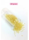 Kesme Cam Boncuk 2mm - 60 Gram - Şeffaf Sarı - BNC351