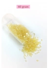 Kesme Cam Boncuk 2mm - 60 Gram - Şeffaf Sarı - BNC351