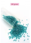 Kesme Cam Boncuk 2mm - 60 Gram - Şeffaf Turkuaz - BNC364
