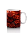 Kırmızı Güllerle Çevrili Solgun Yüz – Hediyelik Kahve Kupası
