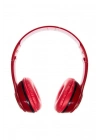 Kırmızı Kulak Üstü Portatif Katlanır Stereo Kulaklık