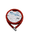 Kırmızı Motor Bisiklet Kilidi 22 mm x 200 cm