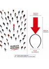Kırmızı Renk Buradayım Ok Tacı Kaybolmam İşaret Tacı Keçe