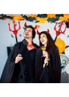 Kırmızı Renk Halloween Cadılar Bayramı Çatal