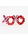 Kırmızı Renk Xoxo Yazılı Parti Gözlüğü