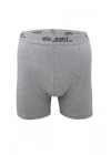 Kısa Paça Likralı Erkek Boxer Gri - 1115A