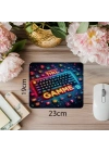Klavye Temalı Oyuna Hakim Mouse Pad - 19x23 cm 2 mm Dikdörtgen İthal Baskılı Mouse Pad