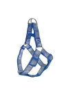 Köpek Göğüs Tasma Seti Reflektörlü Kamuflaj Desenli 120 cm-40 cm-56 cm Mavi