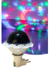 ®  Kristal Gökyüzü Modlu Yıldızlı Hareketli 360 Derece Dönen Kristal Led Ampül
