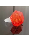 Kristal Tasarımlı Led Işıklı Kırmızı Yüzük