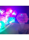 Kristal Tasarımlı Led Işıklı Mor Yüzük