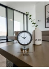 Krom 25 x 20 Cm Metal Standart Masa Saati