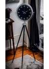 ® Krom Prime Modern Tripod Ayaklı Saat