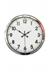 ® Krom Şıklık 52 Cm Metal Modern Duvar Saat