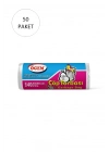 Küçük Boy Çöp Torbası 40 x 50 cm 40 Lı Rulo x 50 Paket = 2.000 Adet (Şeffaf)