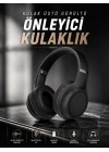 Kulak Üstü Kablosuz Bluetooth Kulaklık Gürültü Önleyici Ayarlanabilir