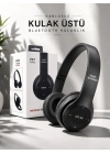 Kulak Üstü TF Kart ve AUX Destekli Ergonomik Bluetooth Kulaklık