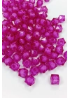 Küp Boncuk İçten Boncuklu Bileklik Çanta Boncuğu 10 mm 50 gr Mor - BNC451