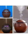 ® Küre Model Akasya Renk Hava Nemlendirici – Ultrasonik Soğuk Buhar Makinesi, LED Işıklı Masaüstü Oda Nemlendirici