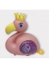 Kurmalı Işıklı Sevimli Flamingo - Pembe