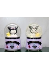 Kuromi Işıklı Müzikli Kar Küresi Orta Boy Alk3044