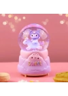 Kuromi Işıklı Müzikli Kar Küresi Orta Boy Model 1