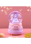 Kuromi Işıklı Müzikli Kar Küresi Orta Boy Model 1