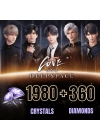 LAD 1980 Crystals + 360 Diamonds