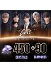 LAD 450 Crystals + 90 Diamonds