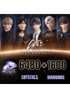 LAD 6480 Crystals + 1600 Diamonds