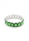 Lastikli Taşlı Bilezik - Yeşil