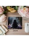 Lavanta Detaylı Meditasyon Mouse Pad - 19x23 cm 2 mm Dikdörtgen İthal Baskılı Mouse Pad