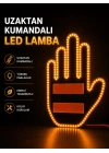 Led Işık El İşareti Araç Camı İçin Uzaktan Kumandalı