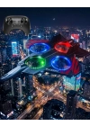 LED Işıklı Oyuncak Drone Fighter Jet Tasarımlı Uzaktan Kumandalı Uçak