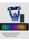 LED Matrix Piksel Panel Işığı USB Uygulama Kontrollü Kaydırmalı Yazı Ekranı