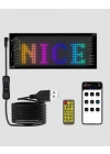 LED Matrix Piksel Panel Işığı USB Uygulama Kontrollü Kaydırmalı Yazı Ekranı