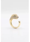 Leopar Yüzük - Altın