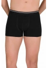 Likralı Erkek Boxer Şort Siyah 1097B