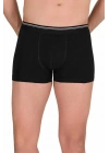 Likralı Erkek Boxer Şort Siyah 1097B