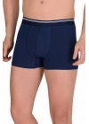 Likralı Erkek Büyük Beden Boxer Şort Lacivert 1097B
