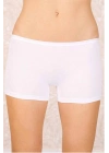 Likralı Süprem Bayan Boxer Short Beyaz 2100B