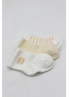 ® Little Love Girl 3lü Penye Soket Çorap 10137 Ekru