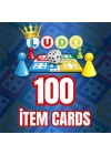 Ludo World 100 item Cards