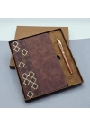 Lüks Kutulu Defter Kalem Set