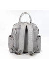 M&Y Kitty Deri Anne Bebek Bakım Sırt Çantası 7271 Gri