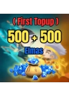 Magic Chess: Go Go 500 + 500 Elmas ( First Topup )