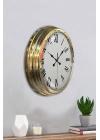 ® Majestic Gold 40 Cm Metal Duvar Saati