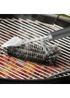®  Mangal Izgara Temizleme Fırçası – Paslanmaz Çelik Telli, Uzun Saplı Grill Temizlik Aparatı Mangal Temizlik Fırçası